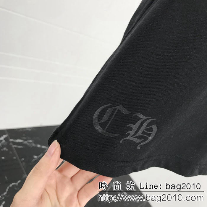 Chrome Hearts克羅心 19ss早春新款短袖 背後大寶劍印花 定制原版面料 男女同款 ydi2237